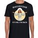 Bellatio Decorations Hallelujah its me im back Kerstshirt / Kerst t-shirt zwart voor heren - Kerstkleding / Christmas outfit XXL