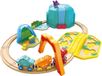 Hape Houten treinbaan dinosaurus in opbergbox
