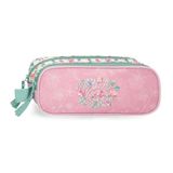 Movom My Little Garden pennenetui, dubbel, meerkleurig, 23 x 9 x 7 cm, polyester