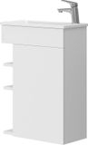 Vicco Meuble de salle de bain Amadeo, Blanc, 2 pièces
