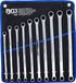 BGS Set ratelring- en ringsleutel - extra lang - 10 - 19 mm - 10 delig
