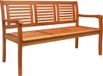 Casaria Tuinbank - FSC®-Gecertificeerd 153x57x88 cm - Eucalyptushout
