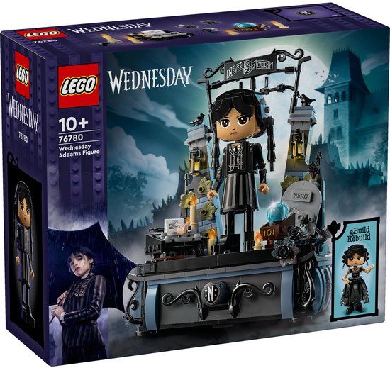 LEGO Wednesday: Wednesday Addams Figuur - 76780 - Bouwset - 702 Onderdelen - Meisjes