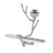 POLSPOTTEN Bougeoir Twiggy XS 14 cm Argent