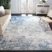 Safavieh Jasper Collection JSP107G Modern abstract modern tapijt, 0,9 x 1,5 m, grijs/blauw