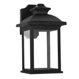 Zarivy Buitenlamp, zwart, IP44, van polycarbonaat, afmetingen 31 x 17 x 22,3 cm, ideaal voor de verlichting van buitenruimtes.