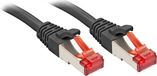 LINDY 47783 RJ45 Netwerkkabel, patchkabel CAT 6 S/FTP 10.00 m Zwart Snagless 1 stuk(s)