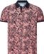 Babista polo homme - 5XL - Rouge clair - Coton - Fleuri - Casual