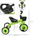 AIYAPLAY Kinderdriewieler - Metaal - 70,5x53x58cm - Groen