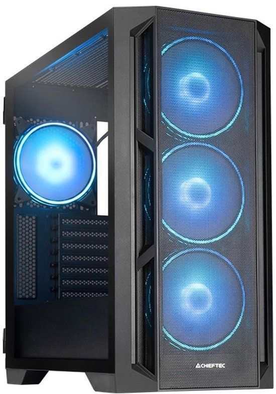 Chieftec APEX LUMO GA-01B-L-OP Serie - E-ATX ARGB Behuizing - Zwart - Met Venster