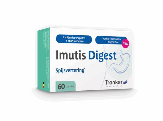 Big Dog Company Trenker Imutis Digest - 60 capsules - Pre-/biotica supplementen