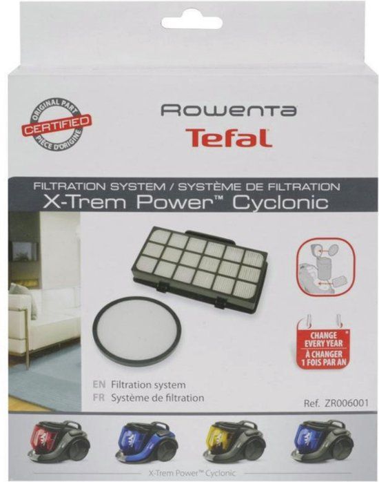 Rowenta Hepafilter - Geschikt voor Rowenta X-trem Power Serie - ZR006001