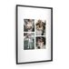 Cadre noir avec photo personnalisée - 40x60