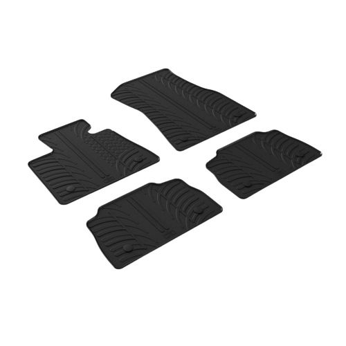 GledRing Rubbermatten passend voor BMW X6 (G06) 2019- (T-Design 4-delig + montageclips)