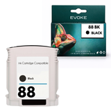 Evoke Compatible Ink for HP 88XL C9396AE Black Officejet Pro K5400 K8600 L7480 L7500 L7600
