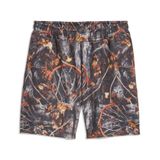PUMA Dylan Wildcat Printed Relaxed 6" basketbalshort voor Heren, Grijs, Maat M