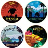 FaNaTtik Sonic - The Hedgehog Coaster 4-Pack