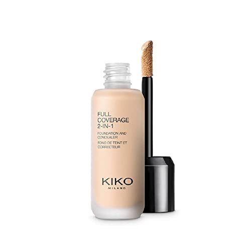 KIKO Milano Full Coverage 2-In-1 Foundation & Concealer 02 - Wr 10 | 2 in 1 foundation en concealer, hoge dekking