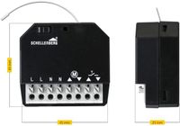 Schellenberg 20017 Smart Home radio-ontvangermodule Retrofit naar radio