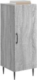 vidaXL Dressoir Grijs sonoma 89,5 cm Bewerkt hout