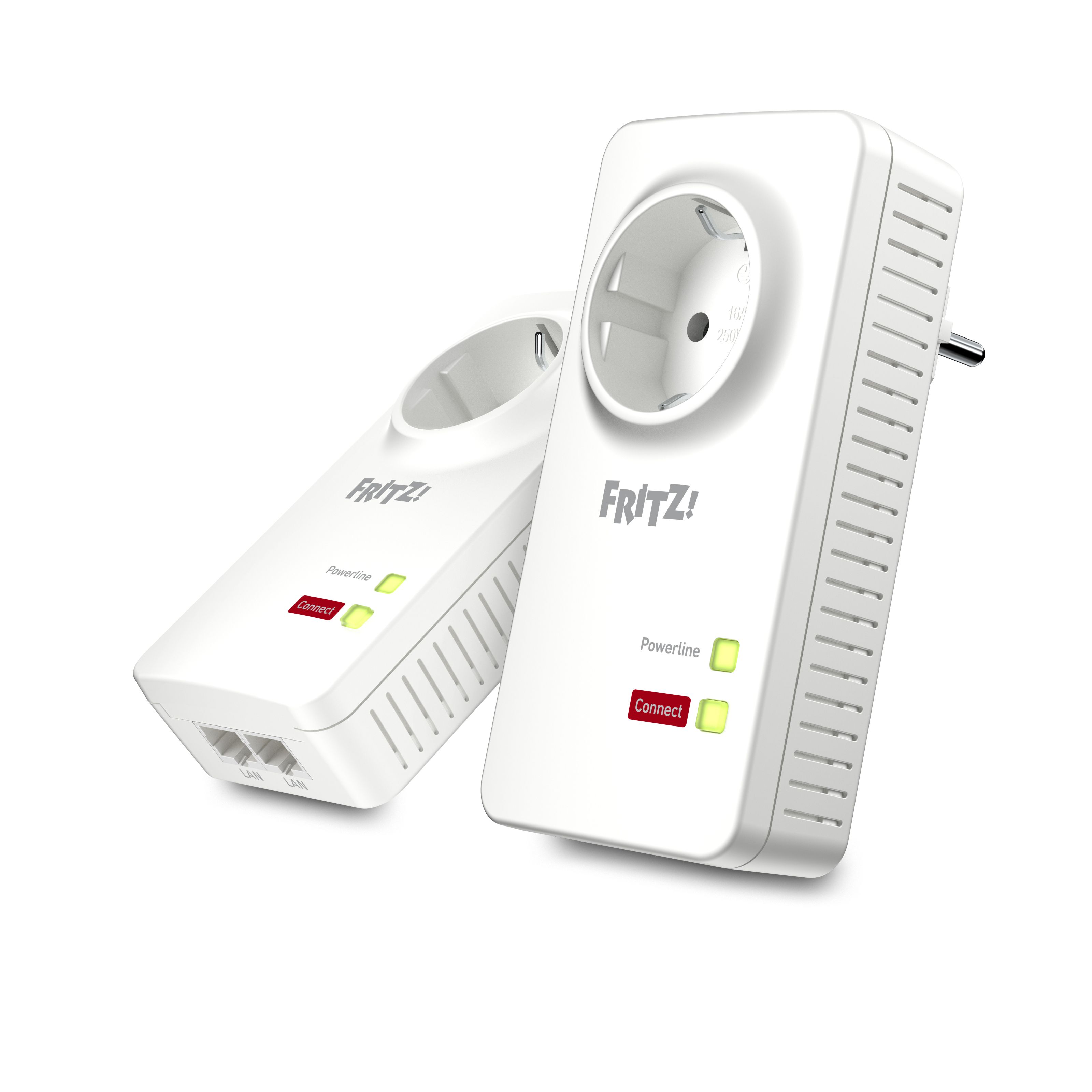 FRITZ!Powerline 1220E Set Edition International - 1200 Mbps Powerline Adapter - 2-Pack
