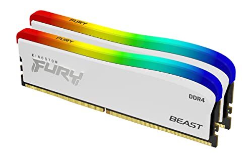 Kingston FURY Beast Wit RGB 16GB 3200MT/s DDR4 CL16 DIMM SE (Kit van 2) - KF432C16BWAK2/16