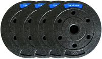 THUNDER® SELLBEST SPÓŁKA Z OGRANICZONĄ ODPOWIEDZIALNOŚCIĄ Set van 20kg Composiet Halterplaten - 31mm Gatdiameter