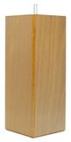 La Fabrique de pieds bedpoten, hout, kersenhout, 20 x 8 x 8 cm, 4 stuks