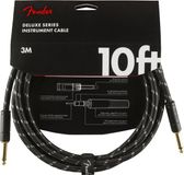 DELUXE Fender Gitaarkabel Deluxe Series Black Tweed 3 Meter