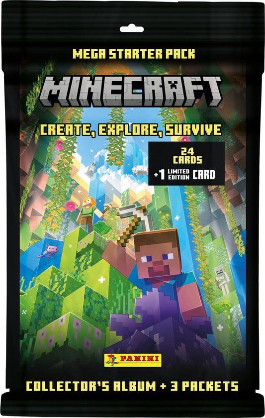 Minecraft Trading Card 3 Mega Starter Pack - 2024 Edition