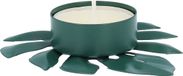 QUVIO Waxinelichthouder - Blad - 9 x 8 x 2 cm - Groen