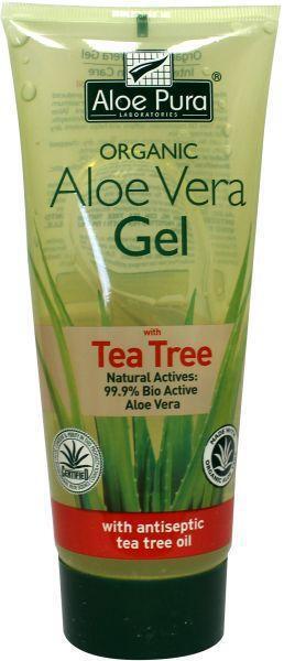 Aloe Pura Aloe vera gel organic tea tree 200 ml