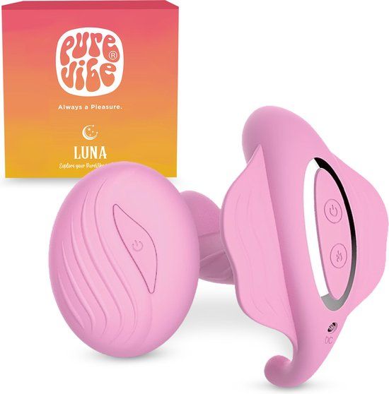 PureVibe® Luna - Clitoris Stimulator & G-spot vibrators voor vrouwen - Roze