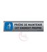 AUA SIGNALETIQUE Deurbordje van geborsteld aluminium met AluSign – 200 x 50 mm
