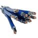 Enzo SEP Draad 6qmm soepel 35cm blauw