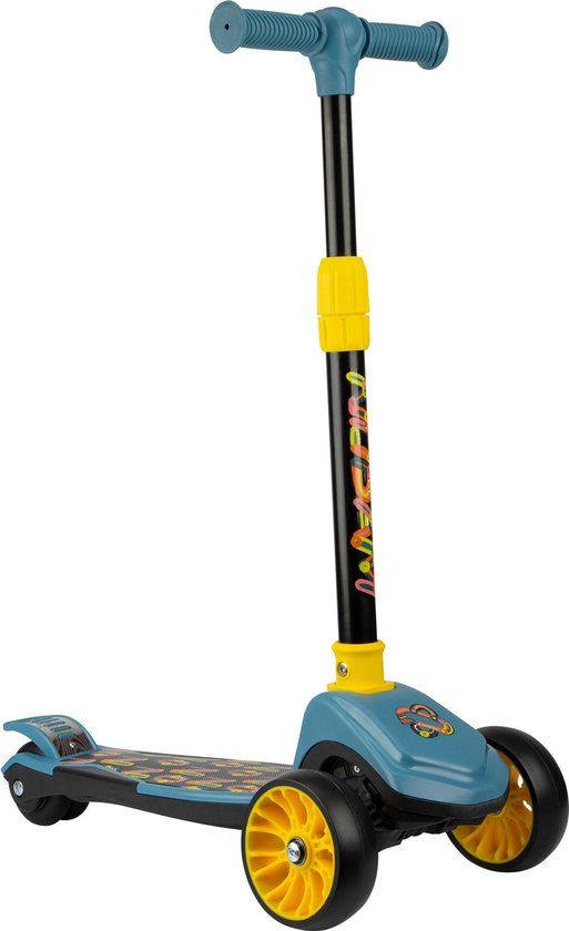 Nijdam Fat-Wheel Tri-Scooter - Boulevard Ranger - Blauw/Zwart