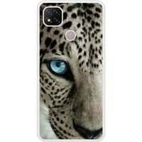 Xiaomi Redmi 9C Oeil de leopard verstevigd hoesje met sublimatie bedrukking