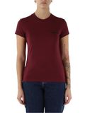 KARL LAGERFELD JEANS Karl Lagerfeld Jeans Slim Short Sleeves Tee T-shirt voor dames, Zinfandel Paars, XS