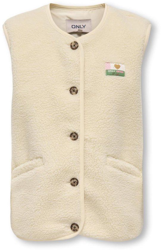 Only KOGBABY TEDDY VEST CS PNT Meisjes Gilet