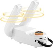 Merkloos / Sans marque Wan GmbH Schoenendroger - Slimme Schoenendroger - Schoendroogmachine - Antibacteriële Schoenendroger - Ontgeurende schoenendroger - Handige Timer - Droge Schoenen - Schoenendroger Elektrisch - Wit