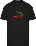 Mister Tee Christmas Tree Pickup Heren T-shirt S Zwart