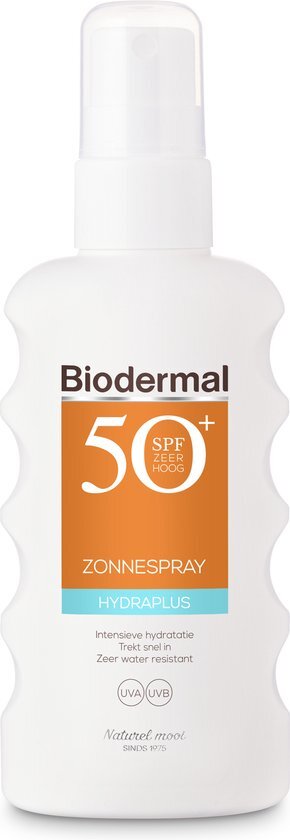 Biodermal Zonnebrand Hydraplus Spray SPF 50 175 ml