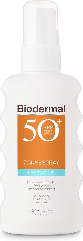 Biodermal Zonnebrand Hydraplus Zonnespray SPF 50 - 175ml