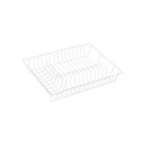 MSV Afdruiprek - Wit Stalen Afdruiprek voor Keuken - 43x34x7.5 cm