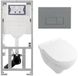 Villeroy & Boch O.novo Toiletset Geberit inbouwreservoir - diepspoel wandcloset - softclose bedieningsplaat