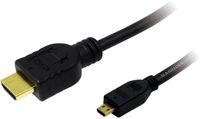 LogiLink 1.4 High Speed HDMI naar Micro HDMI Kabel - 2 m - Zwart