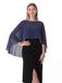 Hotshawl Pashmina-sjaal voor dames, militaire marine, één maat