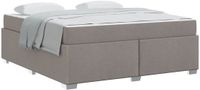 vidaXL Bedframe Taupe Stof 180 x 200 cm