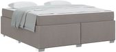 vidaXL Bedframe Taupe Stof 180 x 200 cm
