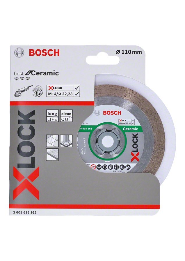 Bosch 2608615162 X-Lock Diamantschijf Best for Ceramic - 110mm